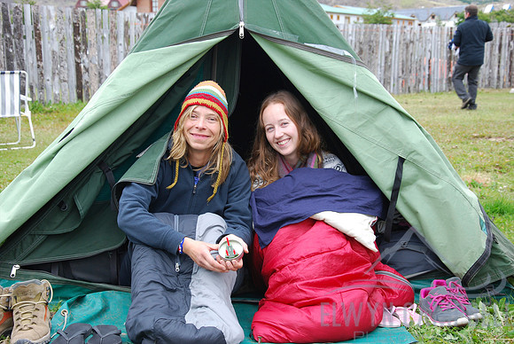 Christmas camping