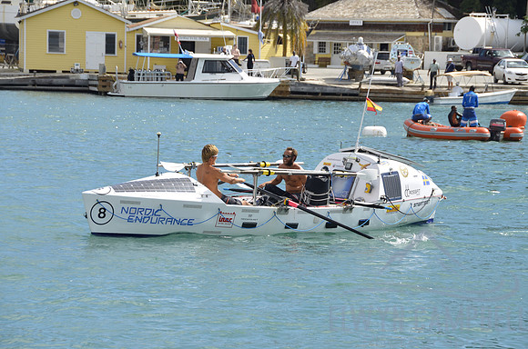 Transatlantic rowers