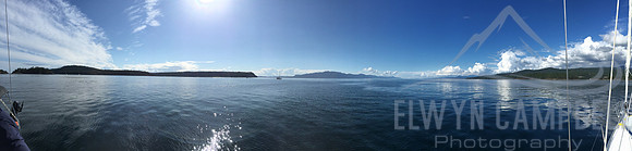 Across Malaspina Strait to Texada Island