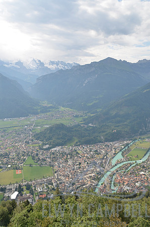 Interlaken from Harder Kulm
