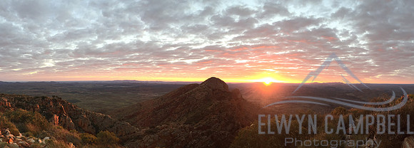 Sunrise from Mount Sonder summit
