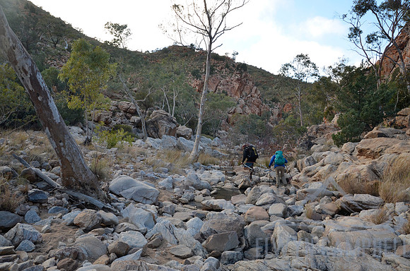 Jay Creek, towards Fish Hole