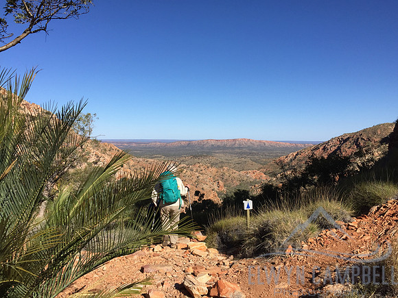 Descending to Standley Chasm