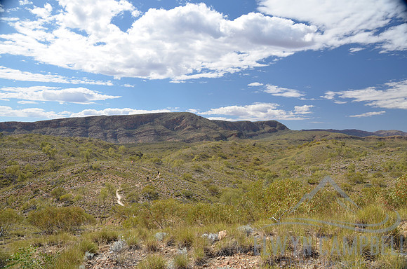 Leaving Ormiston Gorge