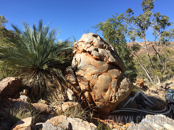 One of many boulders