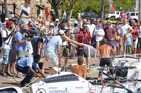 Transatlantic rowers