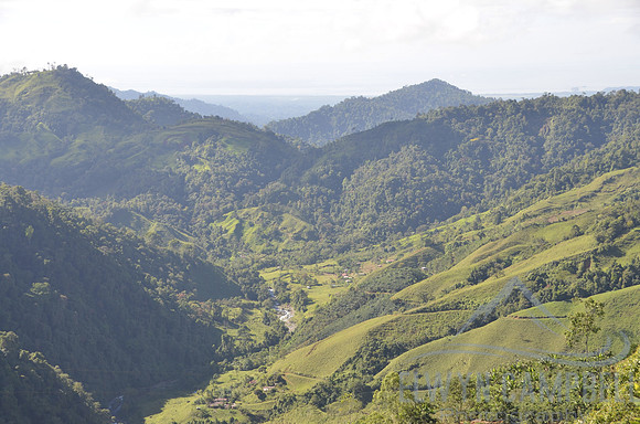 Looking down towards our camp
