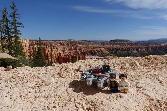Han and Leia at Bryce Canyon