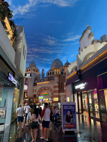 Las Vegas - it's actually inside during the day