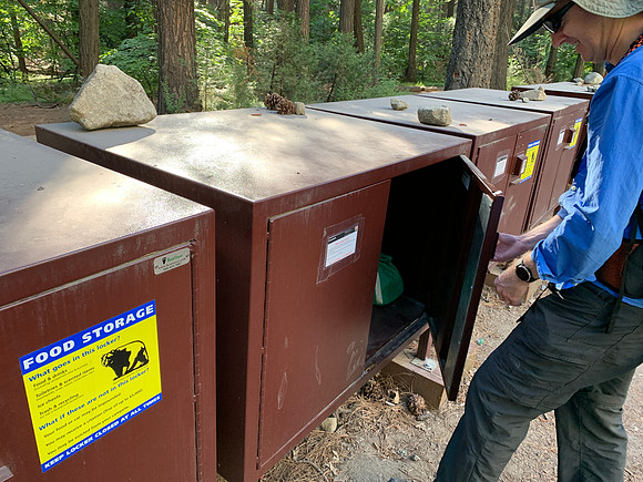 Yosemite - bear lockers