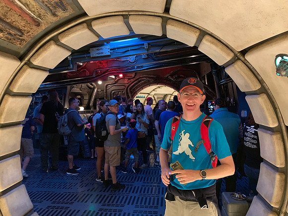 Disneyland - inside the Millennium Falcon
