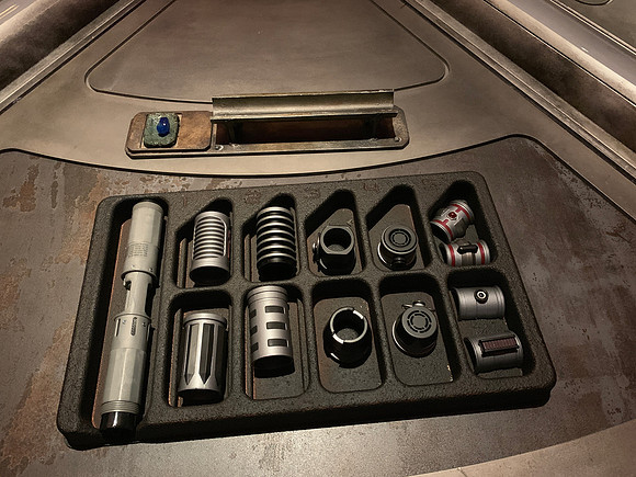Disneyland - lightsaber workshop