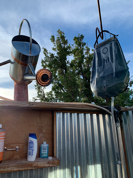 Camping outdoor shower