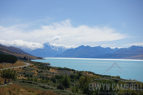 Lake Pukaki, Mount Cook in the background
