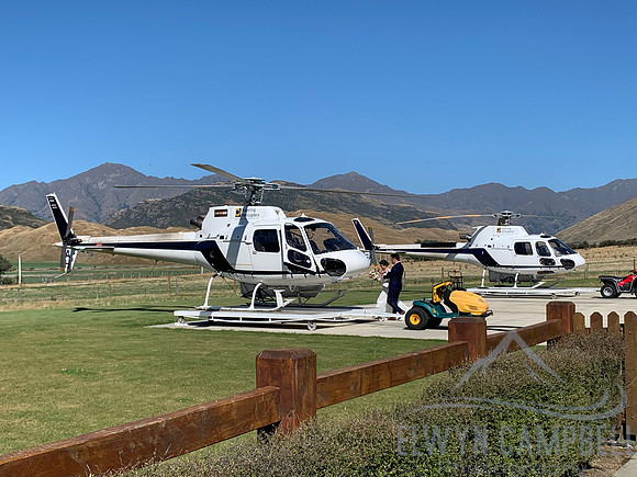 Wanaka Helicopter, next guests off to get married!