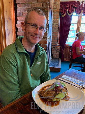 Lamb dinner near Dunedin