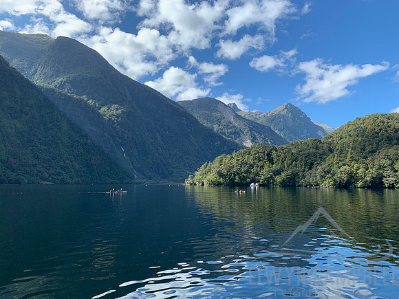 Doubtful Sound, where it's hardly every sunny. We were lucky!