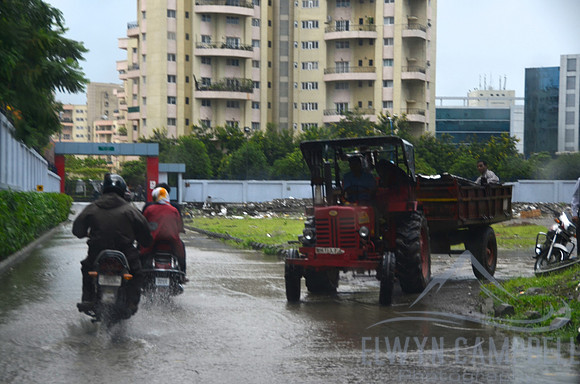 Monsoon rains