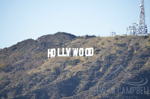 The Hollywood sign!