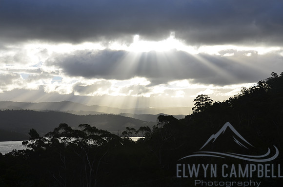 Sunset across Petcheys Bay