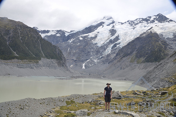 Mueller Lake and Mount Sefton